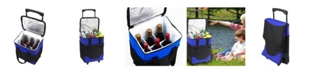 Picnic At Ascot Insulated 6 Bottle Wine Carrier on Wheels